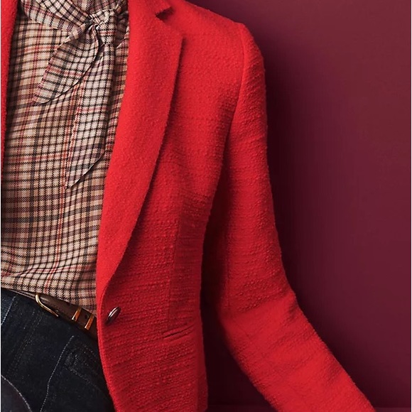 NWT Ann Taylor The Newbury Blazer in Tweed - Picture 2 of 7